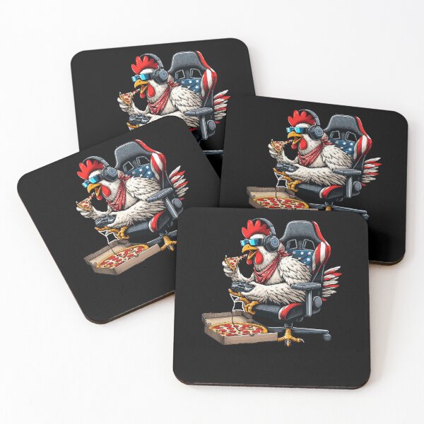 Item preview, Chicken Pizza American 4th Of July Gaming Controller Gamer designed and sold by Artistoos.