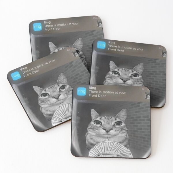 Item preview, There is motion at your Front Door Cat designed and sold by SeanyShirts.