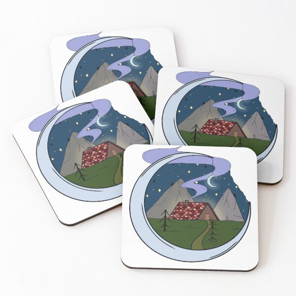 Item preview, Moon in the Mountains designed and sold by missho11iday.