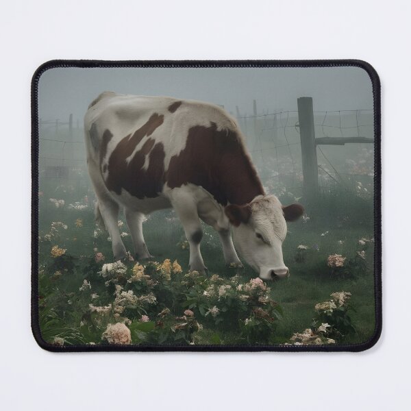 Item preview, a cow in a foggy designed and sold by OneLastWish.