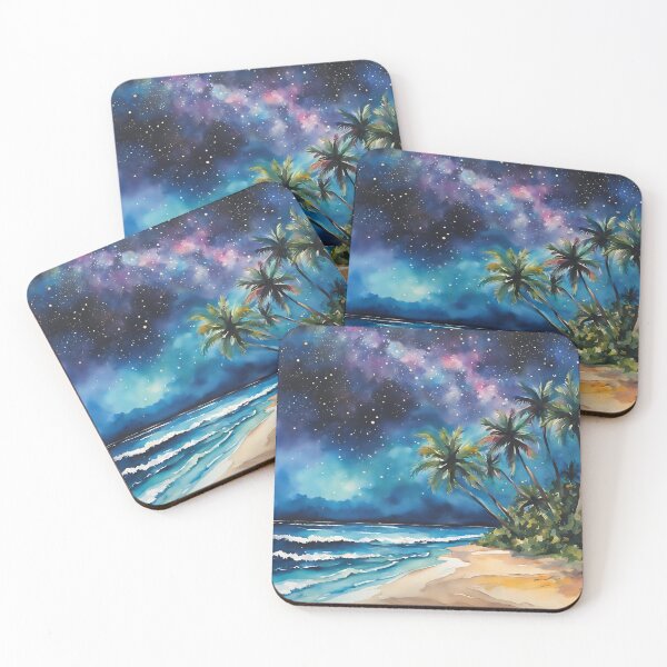 Item preview, Tropical Beach Scene With Stars  designed and sold by SeaStarAlex.