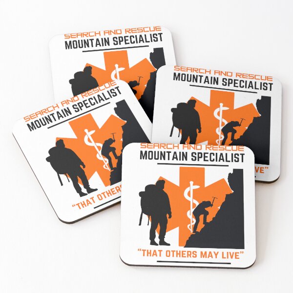 Item preview, Search and Rescue Mountain Rescue Medic SAR Orange Star of Life SAR Motto That Others May Live designed and sold by TheContactor.