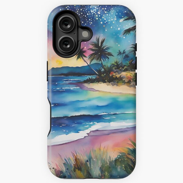 Item preview, Tropical Beach Sunset With Stars  designed and sold by SeaStarAlex.