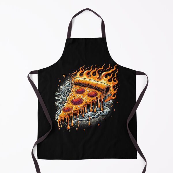 Item preview, Flaming Hot Pizza Art designed and sold by Nerdlight.