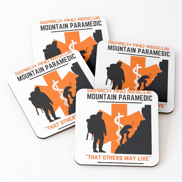 Item preview, Search and Rescue Mountain Rescue Paramedic SAR Orange Star of Life SAR Motto That Others May Live designed and sold by TheContactor.
