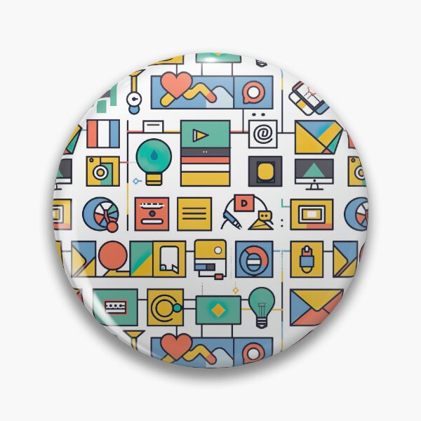 Item preview, Icon Style Patterns v4 designed and sold by Stickio.