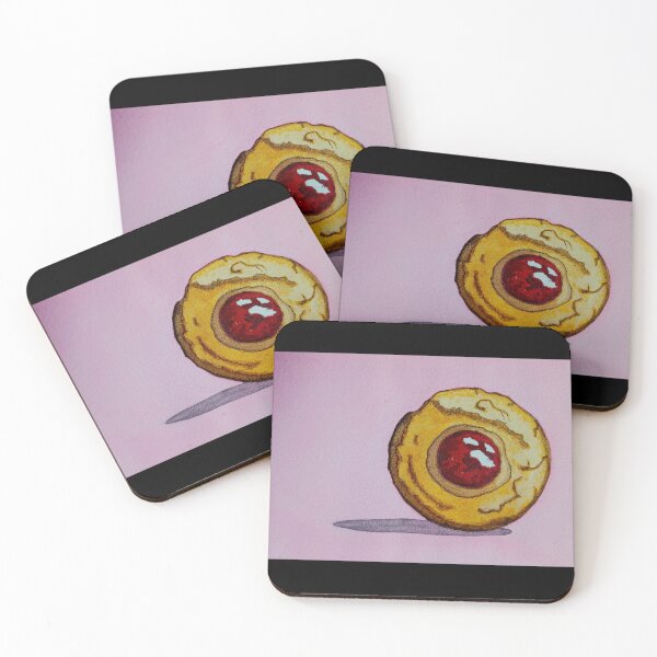 Item preview, Turmeric / Raspberry thumbprint  designed and sold by ImitationArt.