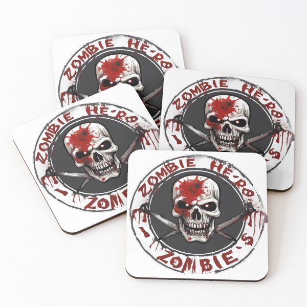 Item preview, Zombie Hero Skull with Swords designed and sold by Thaivi Design.