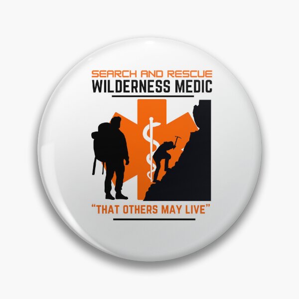 Item preview, Search and Rescue Wilderness Medic SAR Orange Star of Life SAR Motto That Others May Live designed and sold by TheContactor.