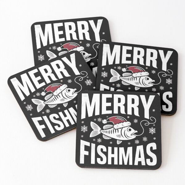 Item preview, Merry Fishmas - Funny Christmas Fishing designed and sold by Haji  Kamora.