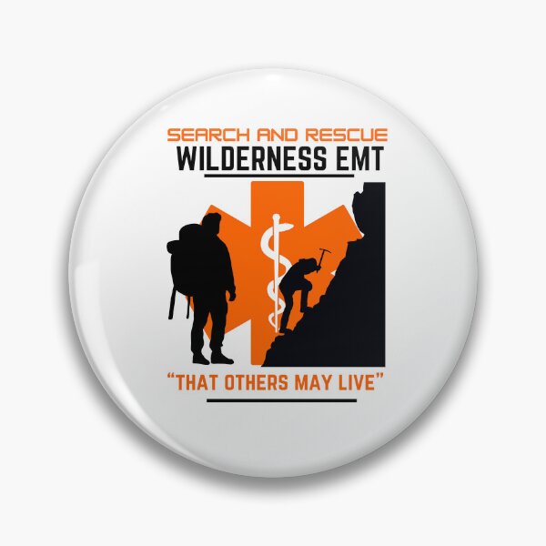 Item preview, Search and Rescue Wilderness EMT SAR Orange Star of Life SAR Motto That Others May Live designed and sold by TheContactor.