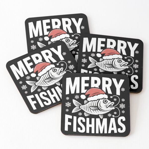 Item preview, Merry Fishmas - Funny Christmas Fishing designed and sold by Haji  Kamora.
