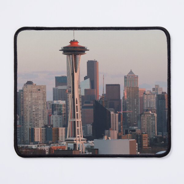 Item preview, Seattle Skyline - Picture of the Space Needle and Downtown designed and sold by Monika Hamilton.