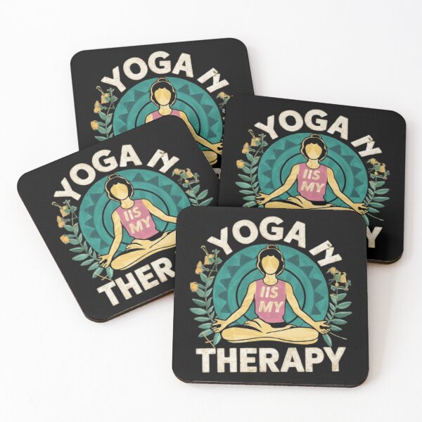 Item preview, Yoga is My Therapy designed and sold by Trending Art.
