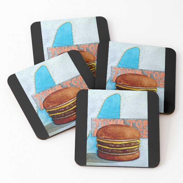 Item preview, Town Topic Hamburgers - Double Cheese designed and sold by ImitationArt.