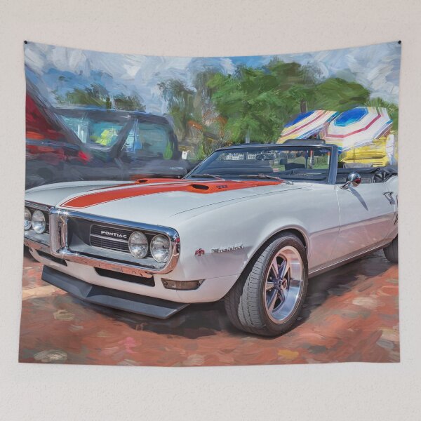 Item preview, 1968 White Pontiac Firebird 350 Convertible X100 designed and sold by RichFrancoCars.