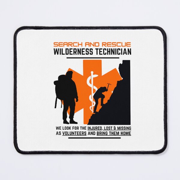 Item preview, Volunteer Search and Rescue Wilderness SAR Technician Orange Star of Life SAR Motto That Others May Live designed and sold by TheContactor.