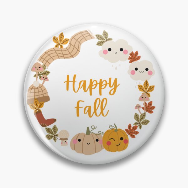 Item preview, Happy fall Sticker designed and sold by Stickastic.
