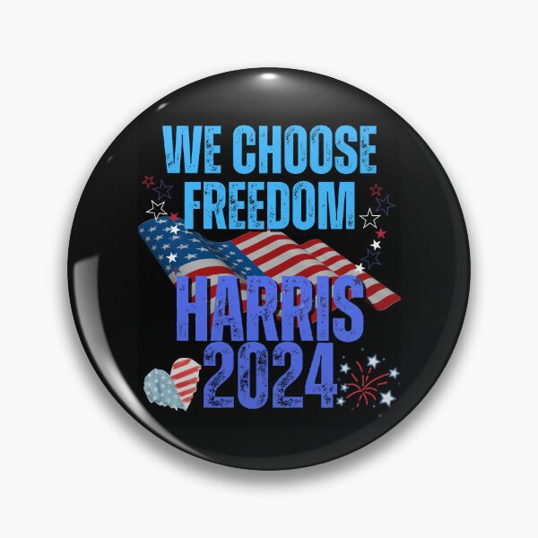 Item preview, We Choose Freedom Harris 2024 Vote Blue Save Democracy Political Design designed and sold by EarthArtDesigns.