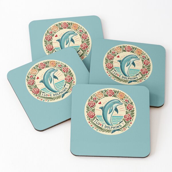 Item preview, I Love Dolphins designed and sold by FrictionMaxxing.