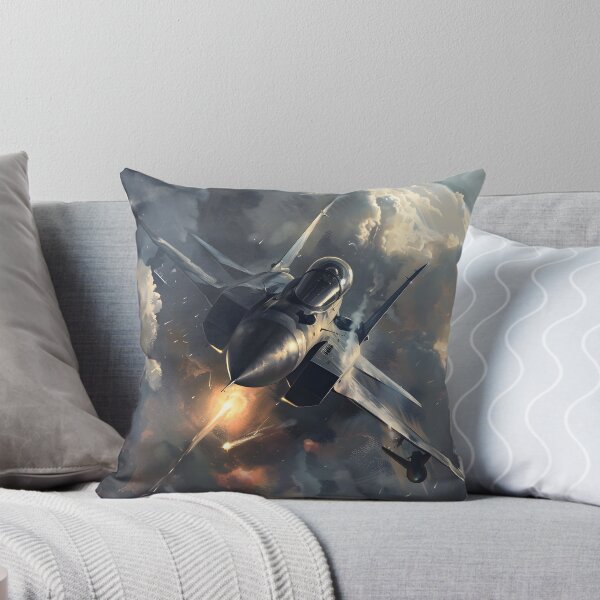 Item preview,  Fighter Jet in Action A high-resolution image of a modern fighter jet soaring through the sky at high speed, designed and sold by JsKpY.