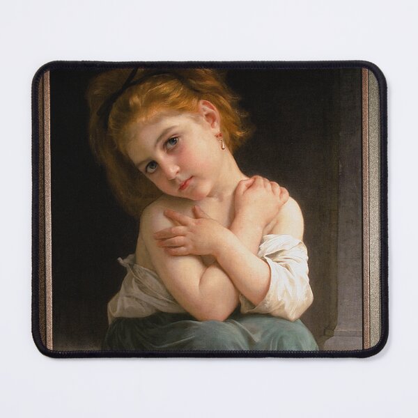 Item preview, La Frileuse by William-Adolphe Bouguereau - Old Masters Reproductions designed and sold by Xzendor7 Digital Art Creations.