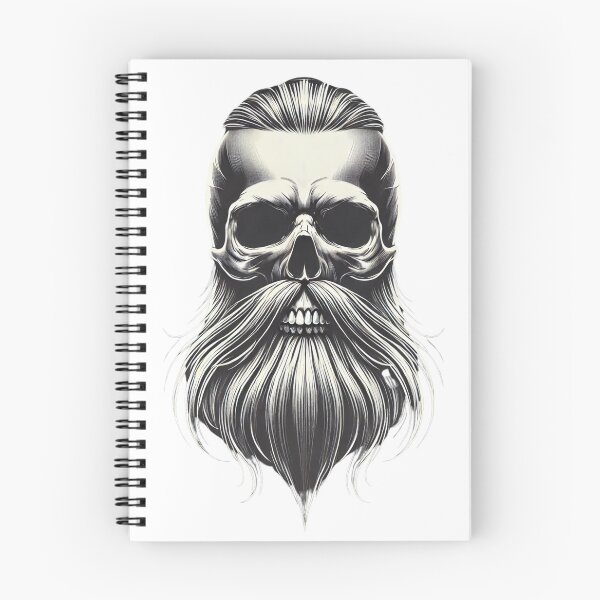 Item preview, Bearded Skull designed and sold by Blink Art Studio.