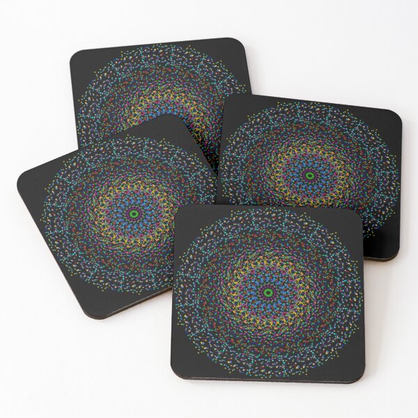 Item preview, Colorful abstract geometric mandala design designed and sold by Stefrait-7.