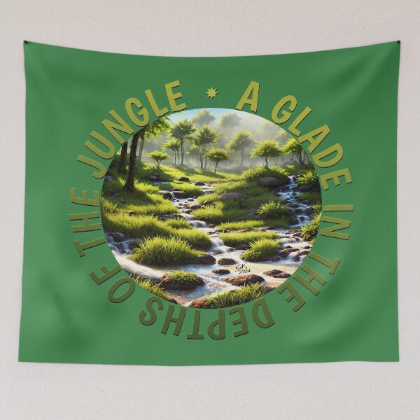 Item preview, clearing in the jungle designed and sold by goodstrokes.