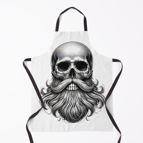 Item preview, Bearded Skull designed and sold by Blink Art Studio.