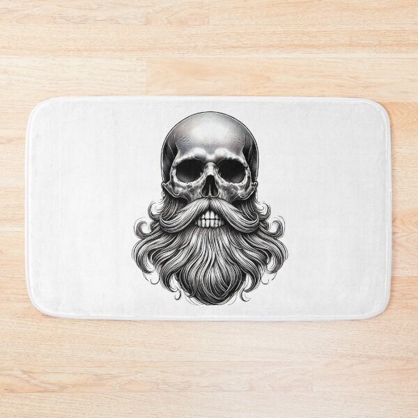 Item preview, Bearded Skull designed and sold by Blink Art Studio.