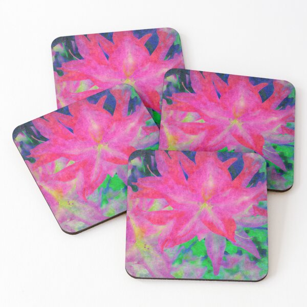 Item preview, Atomic Azalea Flower in Pink designed and sold by Robyn Eggs Art.