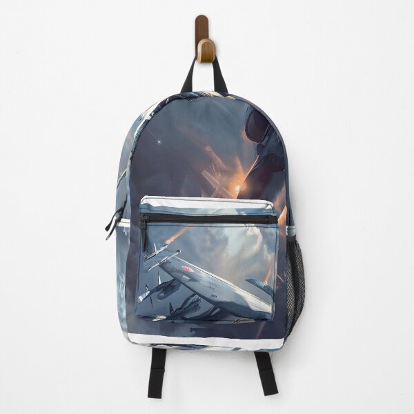 Item preview, Military fighter aircraft , flying above the clouds. airplanes. 3d illustration. designed and sold by JsKpY.