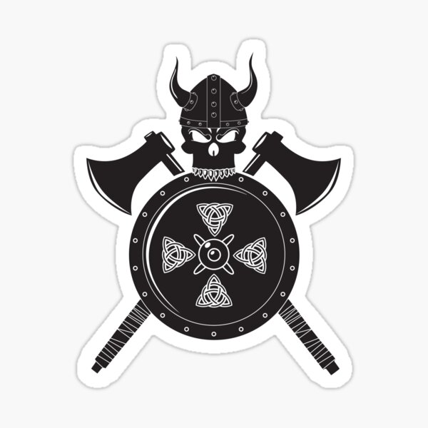 Viking War Banner Sticker