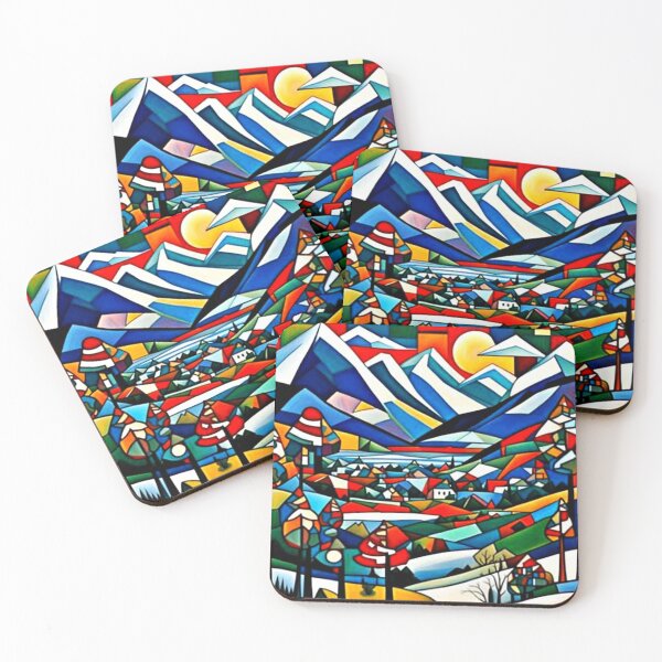 Item preview, Town nestles in fjord 8 designed and sold by George Hutton Hunter.