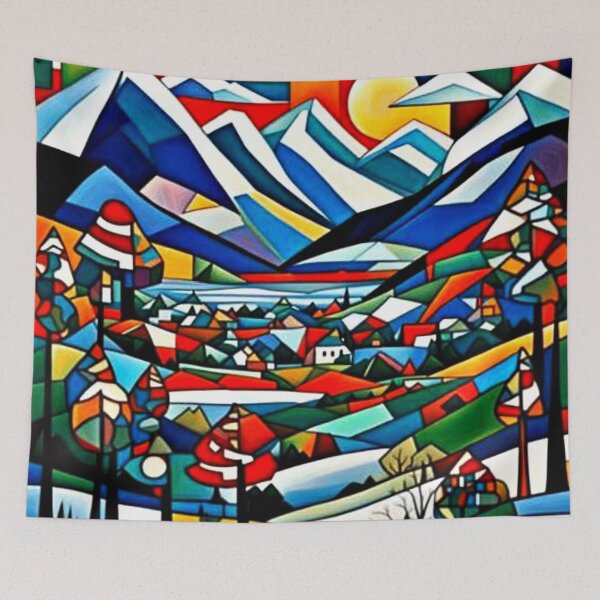 Item preview, Town nestles in fjord 8 designed and sold by George Hutton Hunter.