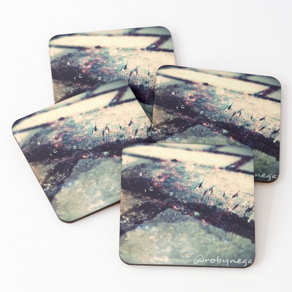 Item preview, Space drip edit of sidewalk crack designed and sold by Robyn Eggs Art.