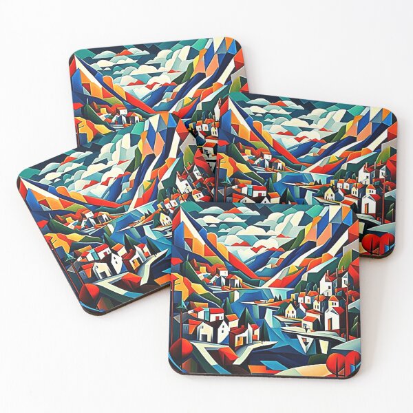 Item preview, Town nestles in fjord 9 designed and sold by George Hutton Hunter.