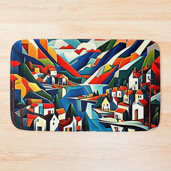 Item preview, Town nestles in fjord 9 designed and sold by George Hutton Hunter.