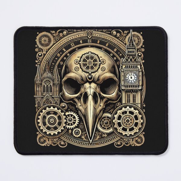 Item preview, Gothic Steampunk Raven's Skull Design designed and sold by smc1059.