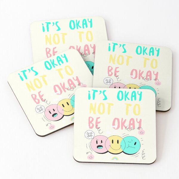 Item preview, It's okay not to be okay. #MentalHealth #SelfLove #BreakTheStigma designed and sold by Anna Halasek.