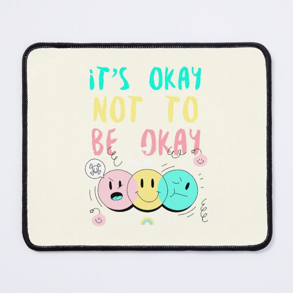 Item preview, It's okay not to be okay. #MentalHealth #SelfLove #BreakTheStigma designed and sold by Anna Halasek.