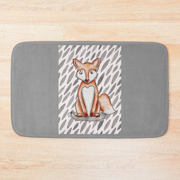 Item preview, Fox with abstract background designed and sold by kasperskonfetti.