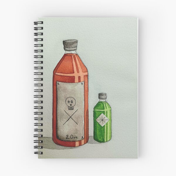Item preview, Hot sauce bottles red / green designed and sold by ImitationArt.