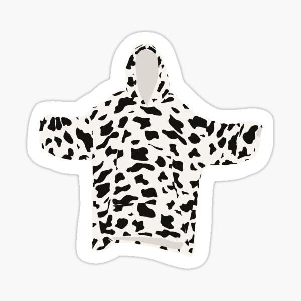 Item preview, Cow Comfy Sweatshirt Sticker designed and sold by ergoebel.