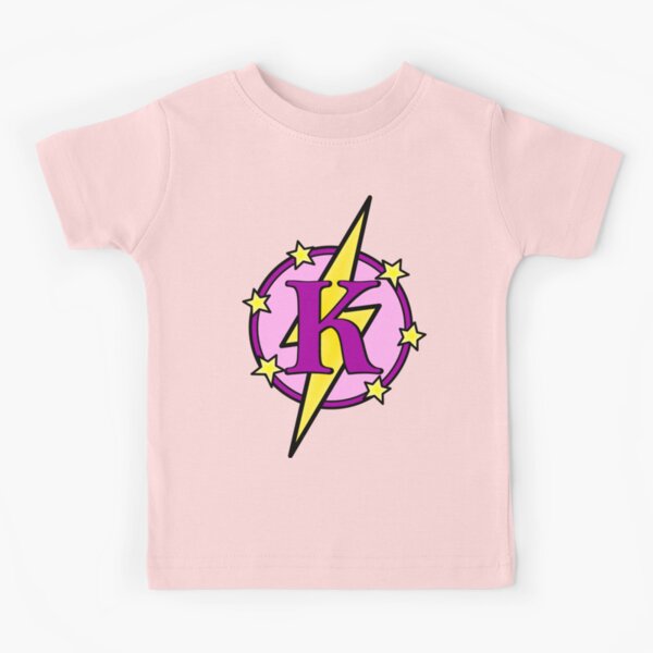 Item preview, Cute Superhero Girl Super Letter K - Pink and Purple designed and sold by AMagicalJourney.