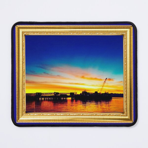 Item preview, Vivid Framed Sunset Sticker designed and sold by TomikoKH19.
