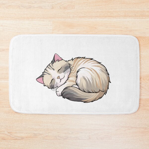 Item preview, Sweet Balinese Cat Sleeping designed and sold by MaateoDesign.
