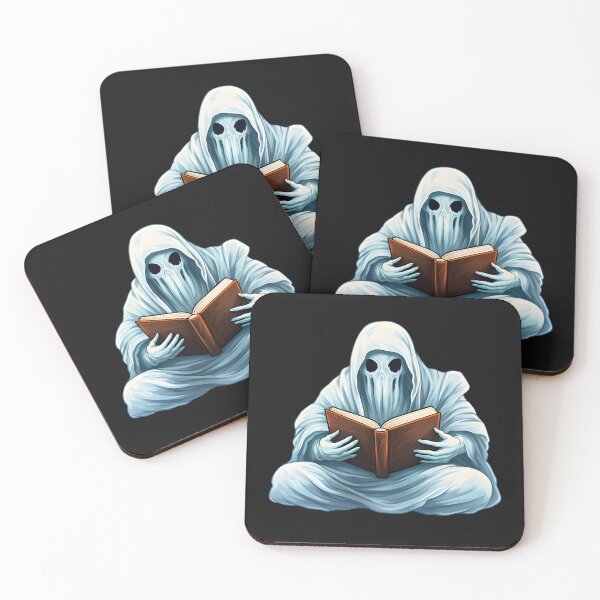 Item preview, Sheet Ghost Reading Book - Spooky and Mysterious designed and sold by SHADOWNB69.
