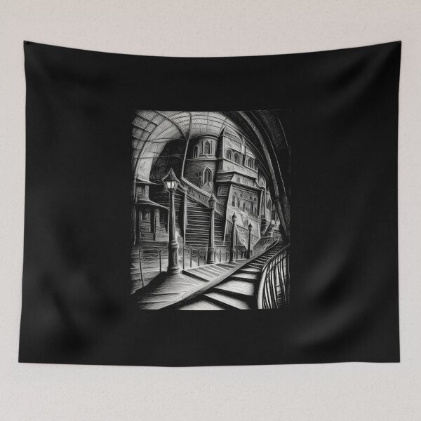 Item preview, Abstract town planning designed and sold by Glenbobagins.